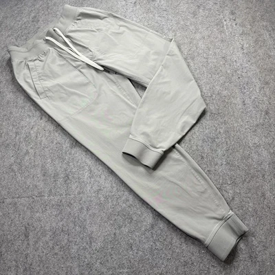 Vuori Meta Jogger Hombres M Gris Sólido Cónico Cremallera Bolsillo Elástico 28" V436 Foto 1 de 4