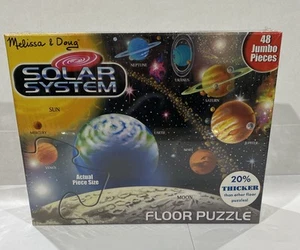 Melissa & Doug Solar System Planets Jumbo 2x3' 48 Piece Floor Puzzle New Sealed - Picture 1 of 6