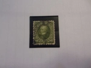 USA Used, 1898 Issue, Scott #284, 15 Cent Clay, Perf 12, DL WTMK, Olive Green - Picture 1 of 1