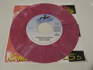 Elvis Presley 45 Crying In The Chapel Colored Vinyl - Foto 1 di 2