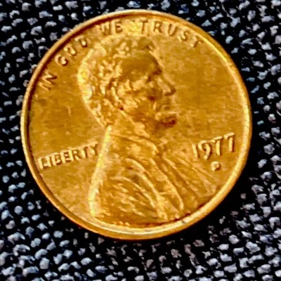 1977 D Lincoln Memorial Penny DDO DDR Large Date RPM  - Image 1 of 4