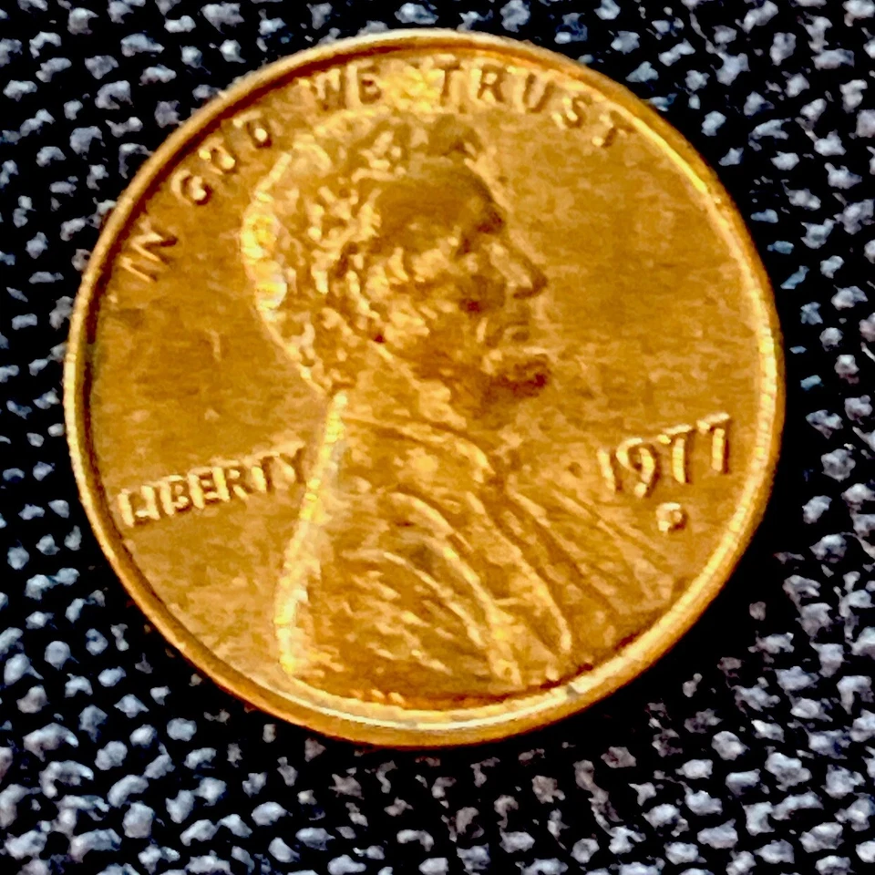1977 D Lincoln Memorial Penny DDO DDR Large Date RPM  - Image 1 of 4
