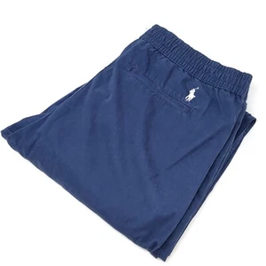 Polo Ralph Lauren Joggers Boys XL Blue Cotton Zipped Pockets Embroidered Logo - Picture 1 of 5