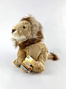 Neu mit Etikett Adventure Planet Lion 14 Zoll Plüschtier afrikanischer Löwe zottige Mähne - Bild 1 von 8