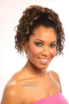 Cherish Synthetic Drawstring Curly Hair Extension Ponytail - Madrid Girl - Image 1 of 3