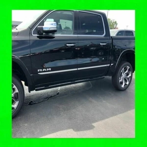 FOR 19 20 21 22 23 24 25 RAM 1500 2500 3500 CHROME SIDE DOOR BODY MOLDING TRIM - Picture 1 of 5