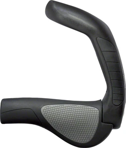 Ergon GP5 Grips - Black/Gray, Lock-On, Large - Picture 1 of 1