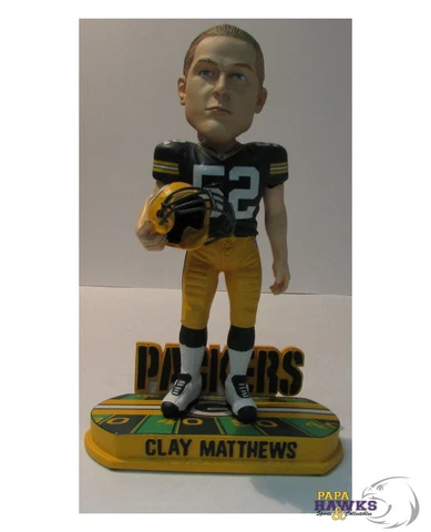 CLAY MATTHEWS - Limited Edition Bobblehead - Green Bay Packers - Forever Coll Cover