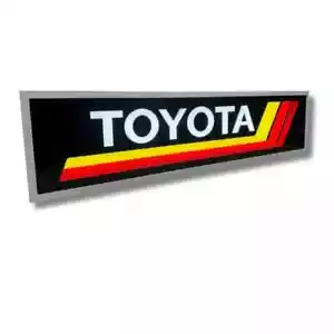 TOYOTA RETRO LANDCRUISER HILUX LED BAR LIGHT SIGN 240 VOLT 1200 MM X 300 MM - Picture 1 of 2