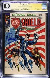 STRANGE TALES #167 CGC 8.0 OWW SS STERANKO RESTAURIERT ETIKETT CGC #4573169003 - Bild 1 von 2