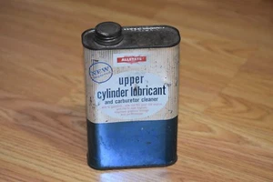Vintage Allstate Sears Roebuck Upper Cylinder Lubricant 1 Pint Tin Can Full - Picture 1 of 11