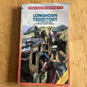 Longhorn Territory (Choose Your Own Adventure, No 74) by Marc Newman VTG 1987 - Picture 1 of 3