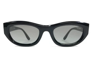 Vogue Sunglasses VO5616-S W44/11 Shiny Black Cat Eye Frames w/ Light Gray Lenses - Picture 1 of 13