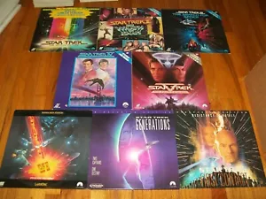 STAR TREK Laserdisc Collection 11-Laserdisc 8 FILMS VERY GOOD CONDITION RARE LOT - Picture 1 of 2