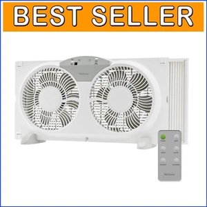 Versatile 9-Inch Digital Window Fan with Expandable Panels & Remote Control - Picture 1 of 11