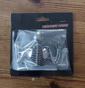 Skeleton Skull Chrome Statue Fender/Visor Ornament - L NEU - Bild 1 von 7