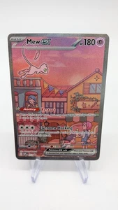 Mew ex SVP 053 Pokemon TCG Scarlet Violet 151 Black Star Promo Full Art | NM - Bild 1 von 14