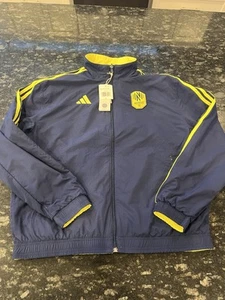 Read Description Adidas Nashville SC Full Zip Reversible Jacket Mens Large NWT - Picture 1 of 7