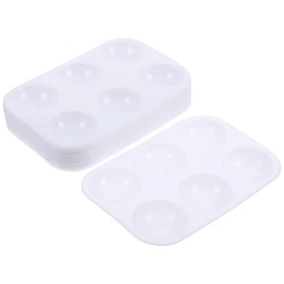  12pcs Convenient Watercolor Mixers Practical Mixing Trays Multi-functional - Image 1 of 4