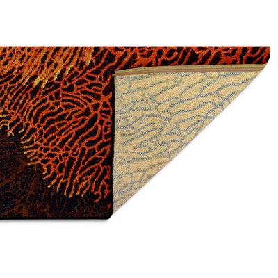 Alfombra Liora Manne Marina Coral Interior/Exterior Ocean 4'10" x 7'6" Foto 1 de 4