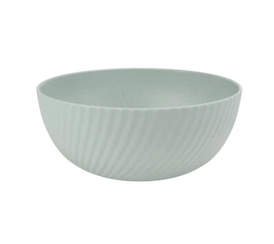 Set of 4 MAINSTAYS Plastic 38oz Cereal Bowls Round Textured BPA Free Teal - Image 1 of 4
