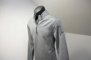 Nike Golf Jacket Therma Fit Performance 1/4 Zip Pull Over Gray Mens Sz Small - Picture 1 of 9