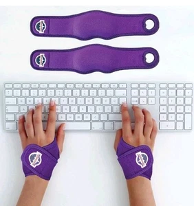 EXPOPROX Almohadillas de Gel Usables para Reposamuñecas Soporte para Muñecas Mouse y Teclado PÚRPURA - Imagen 1 de 8
