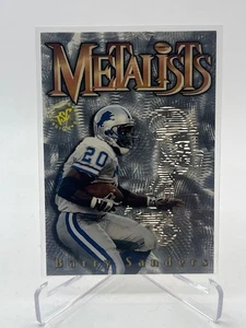 1995 TOPPS STADIUM CLUB BARRY SANDERS METALISTS #M2 HOF LIONS - Foto 1 di 1