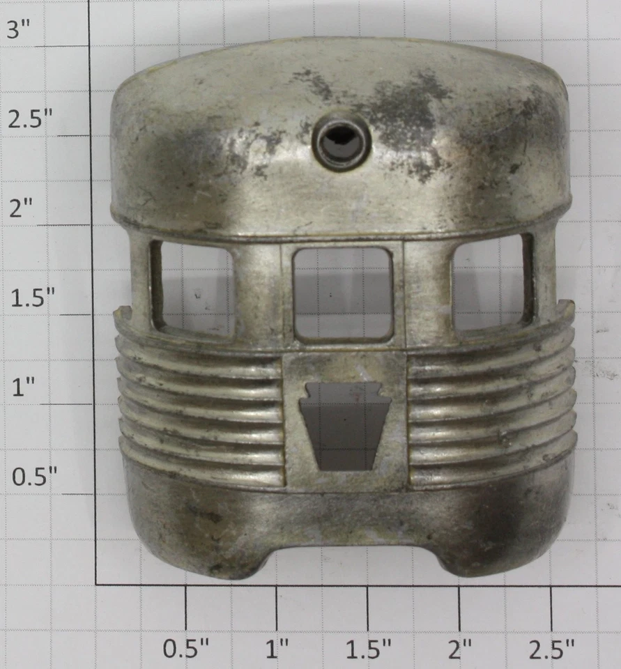 AMT 2022-30 Original Chromed PRR Rear Observation Casting - Image 1 of 1