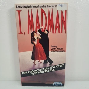 I, Madman VHS For Promotional Use Only Not For Resale Tested  - Picture 1 of 14