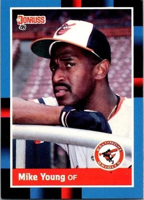 Michael Darren Young Donruss 396 Baltimore Orioles 1987 Baseball Card - Image 1 of 2