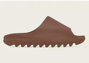 adidas Yeezy Slide 'Flax' Brown FZ5896 Men's Size 9 NEW - Picture 1 of 5