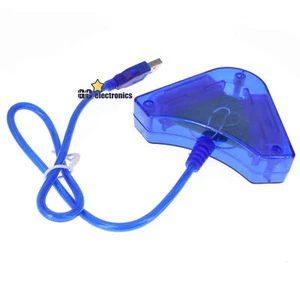 Adattatore conversione USB PC doppia maniglia PS1 PS2 controller PSX console di gioco joystick - Foto 1 di 4