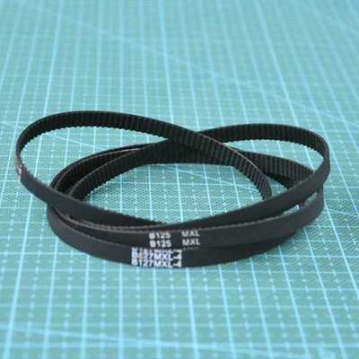 B112-128 MXL Synchronous Wheel Closed Loop Cogged Gear Rubber Timing Pulley Belt - image 1 of 3