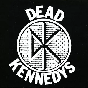 DEAD KENNEDYS dk logo 2004 - PRINTED CLOTH BACK PATCH - no longer made RARE - Picture 1 of 3