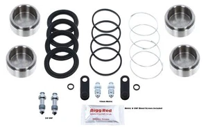 for TRIUMPH TR6 1972-1976FRONT Brake Caliper Rebuild Repair Kit with Pistons - Picture 1 of 3