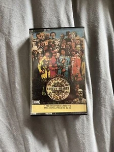 The Beatles Sgt. Pepper’s Lonely Hearts Club Band India Misprint Cassette Tape - Picture 1 of 7