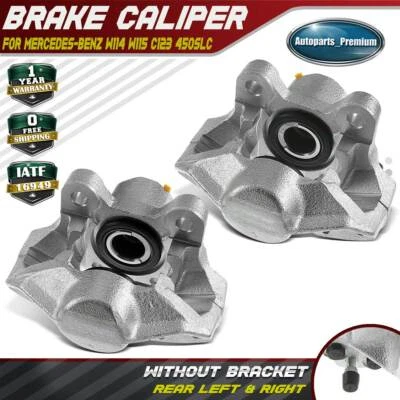 Pair Rear Brake Calipers for Mercedes Benz W114 W115 C123 230 220D 280 1968-1973 - Image 1 of 4