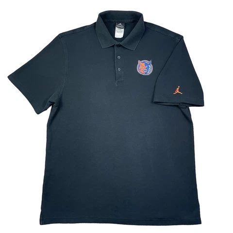 Jordan Brand Charlotte Bobcats NBA Basketball VTG Polo Collared Shirt size L Cover