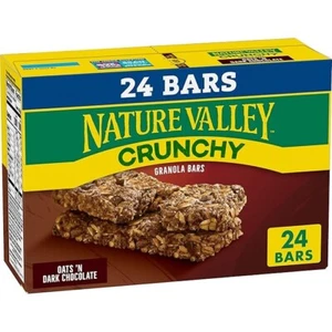 Nature Valley Barrette di Granola Croccanti, Oats 'n Cioccolato Fondente, 24 Barrette, 17,88 OZ (1 - Foto 1 di 3