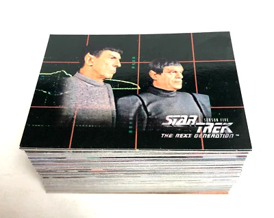 1996 Star Trek: The Next Generation Season 5 Complete Trading Card Set 421-528 - Image 1 of 4