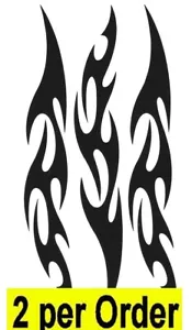 2 Stammesdolch temporäre gefälschte Tattoos Wasserpoof Stärke Kraft Körpertransfers - Bild 1 von 3