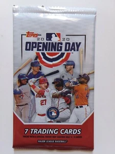 2020 Topps Opening Day MLB 7 Card Pack Sealed NIP Autographs Relics Possible - Picture 1 of 1