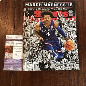 DEVONTE GRAHAM SIGNED SPORTS ILLUSTRATED MAGAZINE KANSAS JAYAHWKS KU POY JSA 6 - Picture 1 of 2