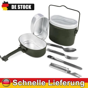 Campingbesteck Essgeschirrset Bund Essbesteck Outdoor +BW Aluminium Kochgeschirr - Bild 1 von 8