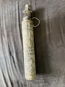 Polynesian Container For Wooden Matches. - Picture 1 of 5