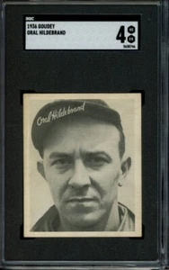 1936 Goudey Oral Hildebrand SGC 4 VG-EX LOOK! SV - Picture 1 of 2