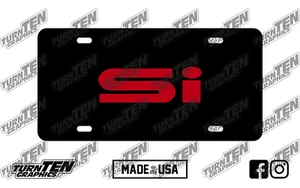 Honda Civic Classic Si Vanity License Plate JDM EF8 CRX EF9 Civic - Picture 1 of 1
