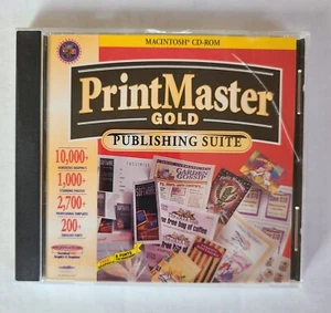 PrintMaster Gold 4.0 Publishing Suite (PC, CD-ROM, 1997) CD - Picture 1 of 6