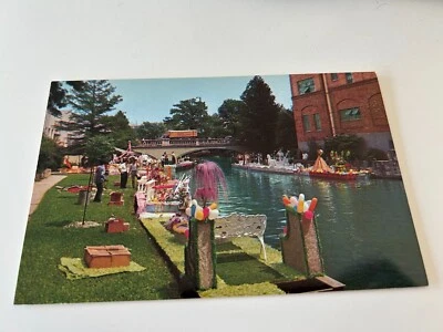Cartão postal decorativo River Floats San Antonio Texas - Imagem 1 de 2